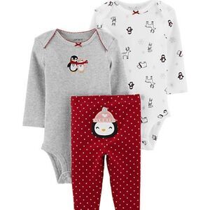 Carter's 3 piece girls set 6m